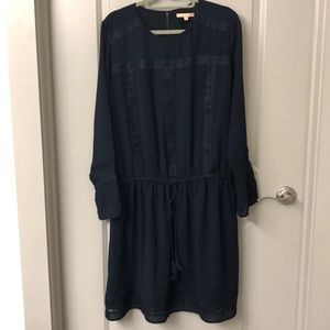 Gibson Latimer Drop-Down Blue Dress - OBO